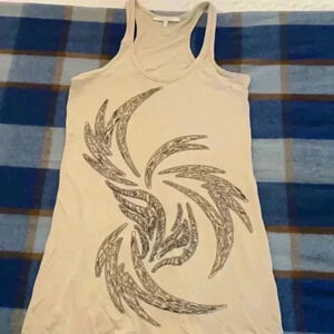 Cassis Sequined  Tank Top in Size XS